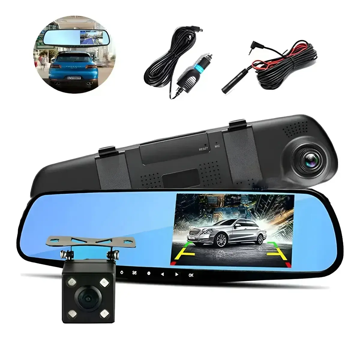 CAMARA AUTOMOVIL CON GRAVACION 24 HORAS