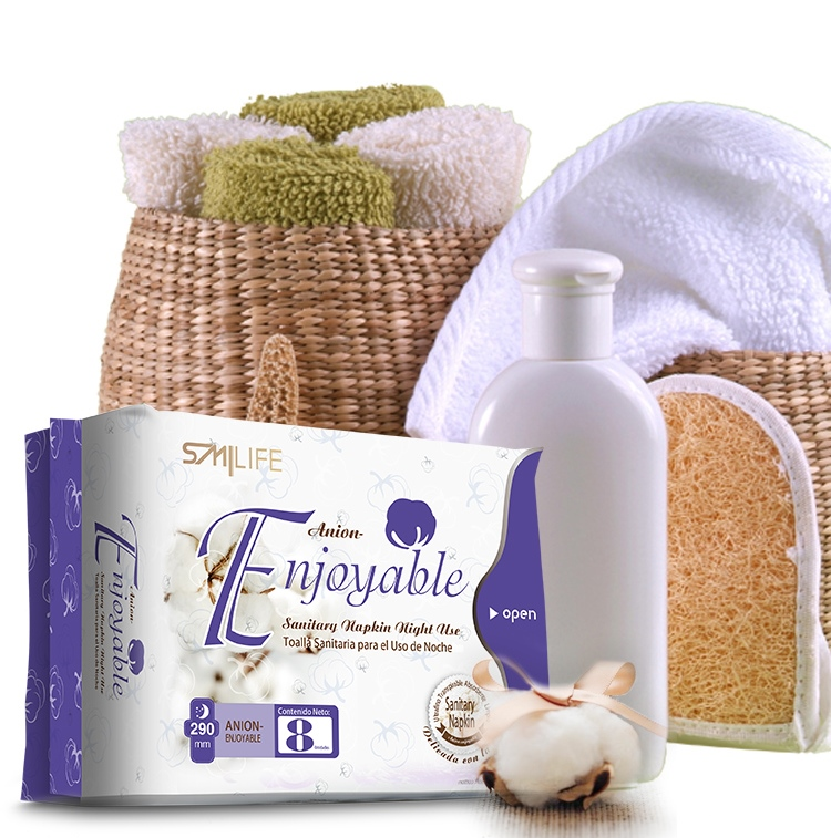 Toalla sanitaria para Uso de Noche ENJOYABLE contenido 8 unidades - Imagen 2