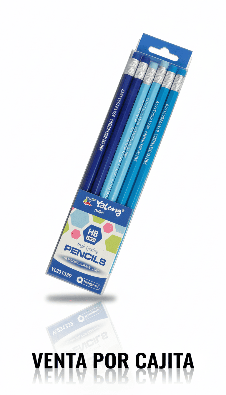 LAPICES HB YALONG EN TONOS AZULES - YL-231339 - Imagen 1