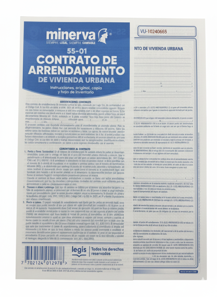 CONTRATO DE ARRENDAMIENTO DE VIVIENDA URBANA MINERVA 55-01