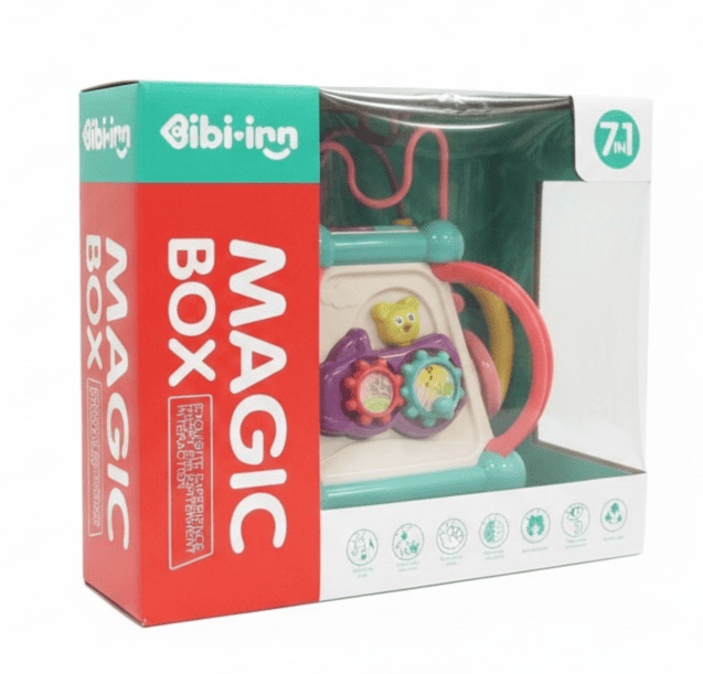 CUBO DE ACTIVIDADES EDUCATIVO 9 EN 1 PARA BEBÉS 648A-53 - Imagen 1