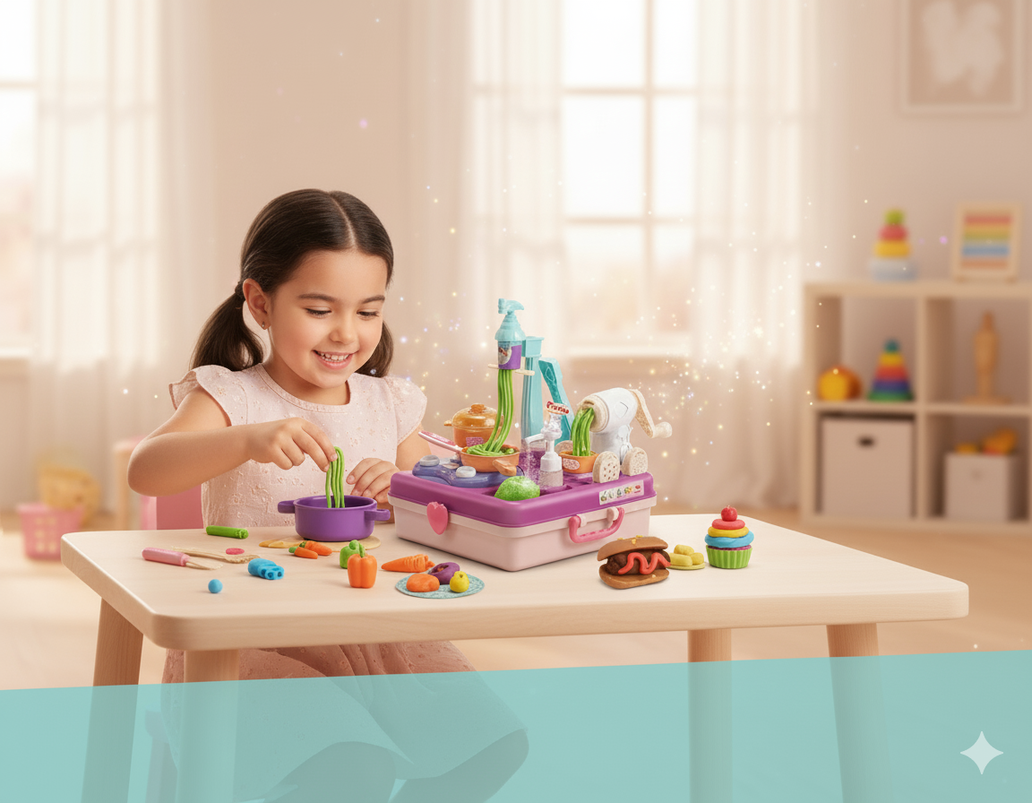 SET DE JUEGO DE PLASTILINAS PARA NIÑOS DREAM CLAY-677-4 - Imagen 2