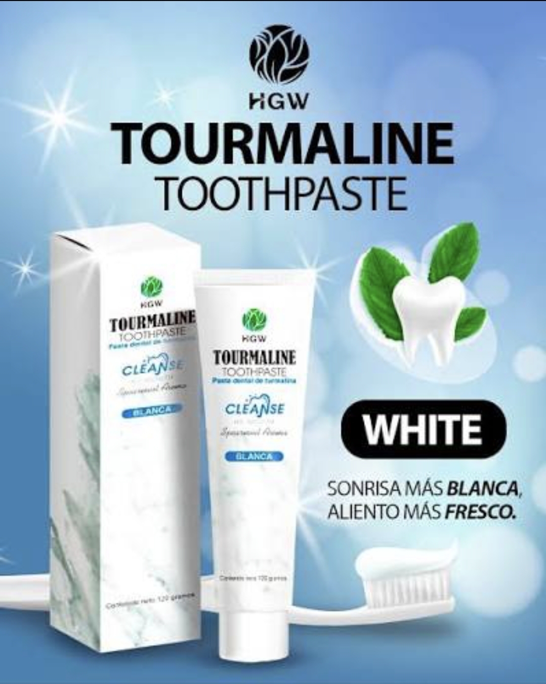 CREMA DENTAL DE TURMALINA SIN FLUOR - Imagen 1