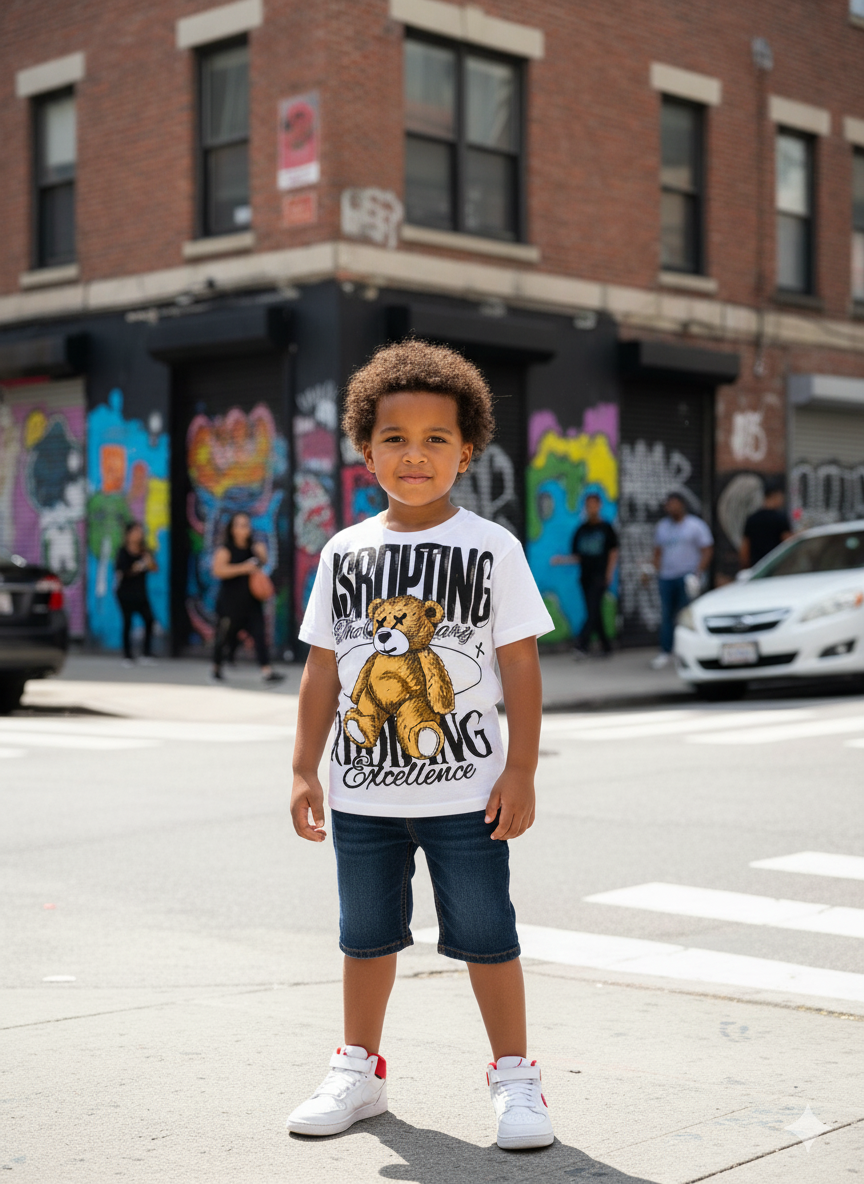 CAMISETA PARA NIÑO ESTAMPADA VARIEDAD EN TALLAS REFERENCIA -693