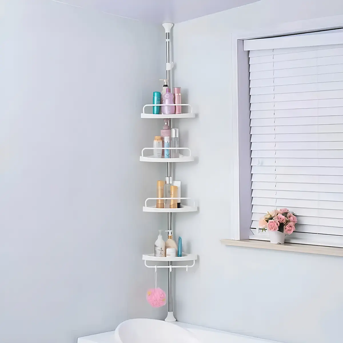 ORGANIZADOR ESQUINERO PARA DUCHA