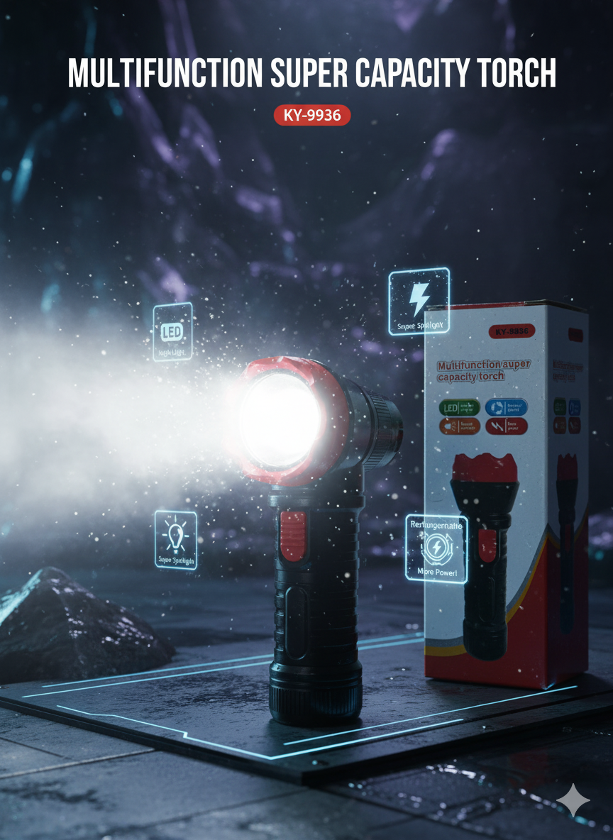 LINTERNA RECARGABLE -FAN-247 - Imagen 2