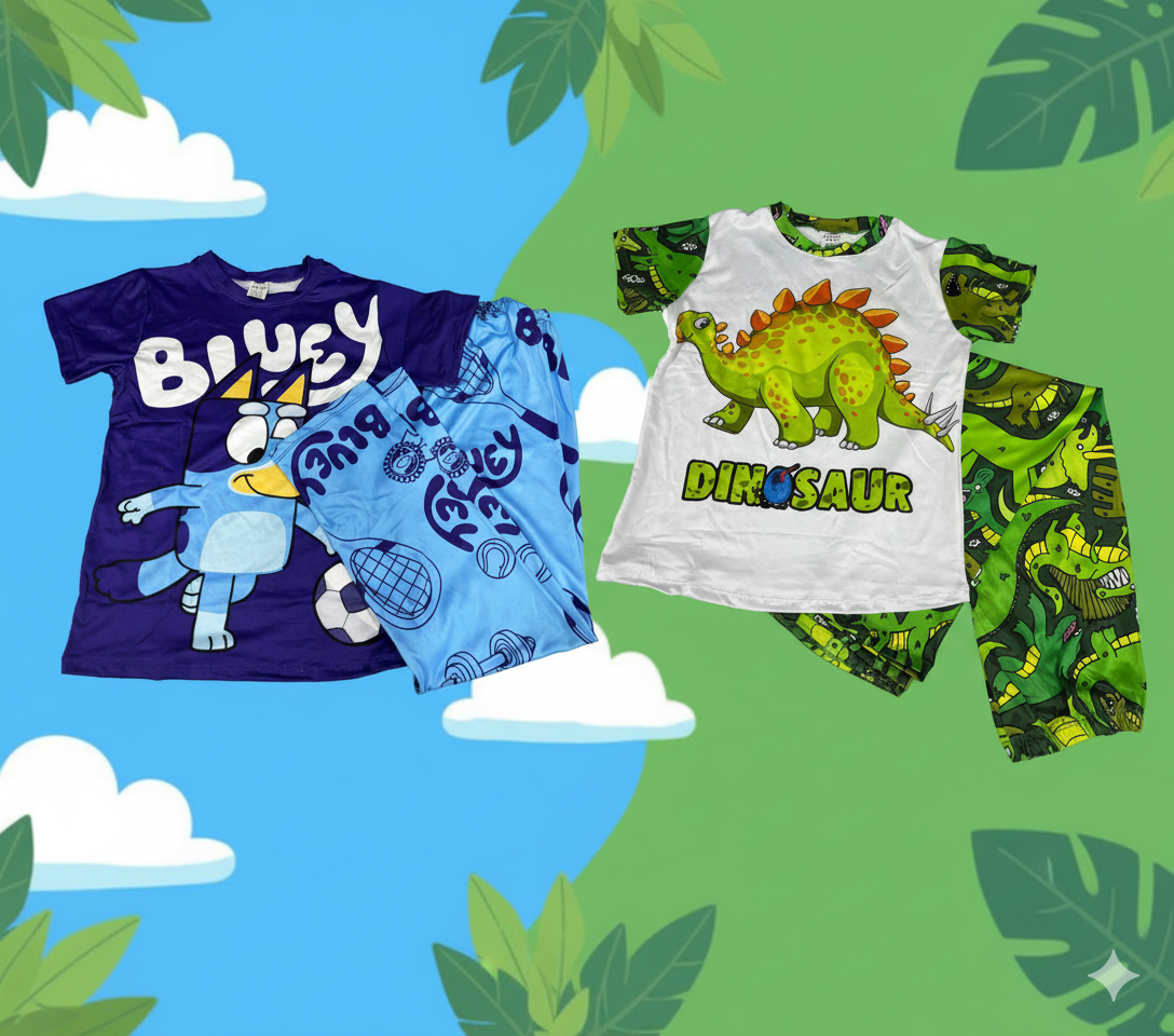 PIJAMA DE NIÑO PANTALON+CAMISETA MANGA CORTA TALLA 14-16 /-800 - Imagen 1