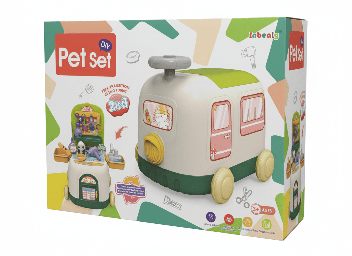 SET MASCOTAS CARRITO PELUQUERIA -1801-6 - Imagen 1