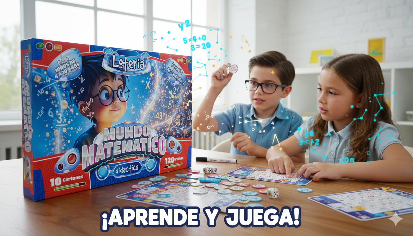 LOTERIA MUNDO MATEMATICO -872214074 - Imagen 1