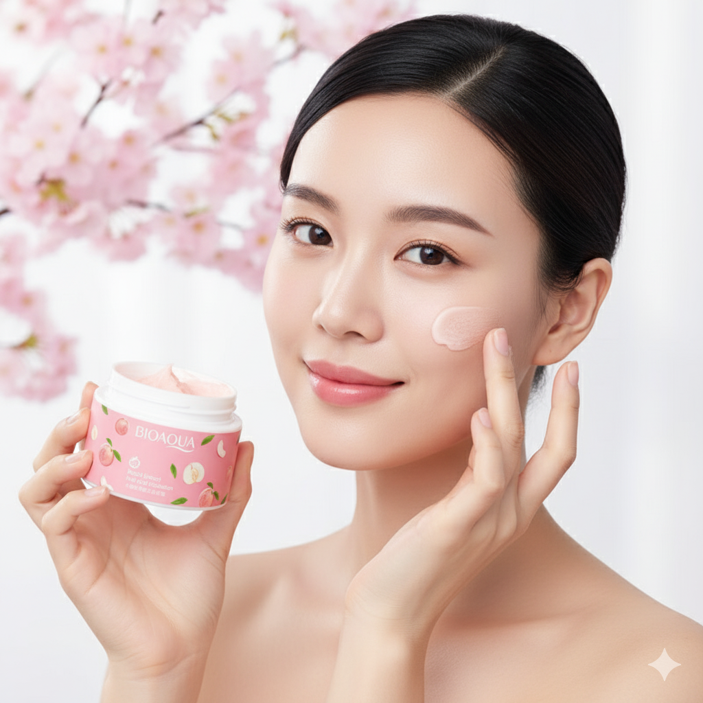 BIOAQUA CREMA EXFOLIANTE DURAZNO - Imagen 2