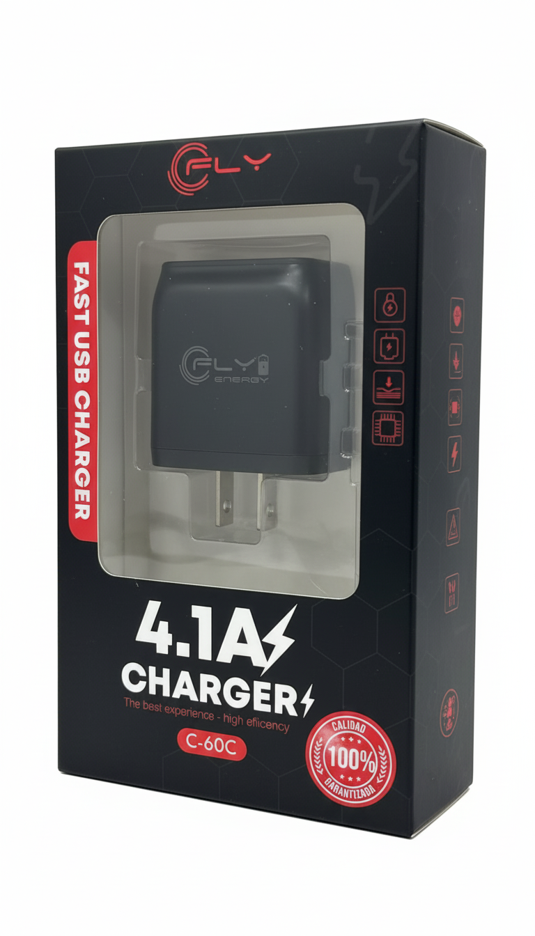 CARGADOR RÁPIDO TIPO-C  -   C-60C - Imagen 1