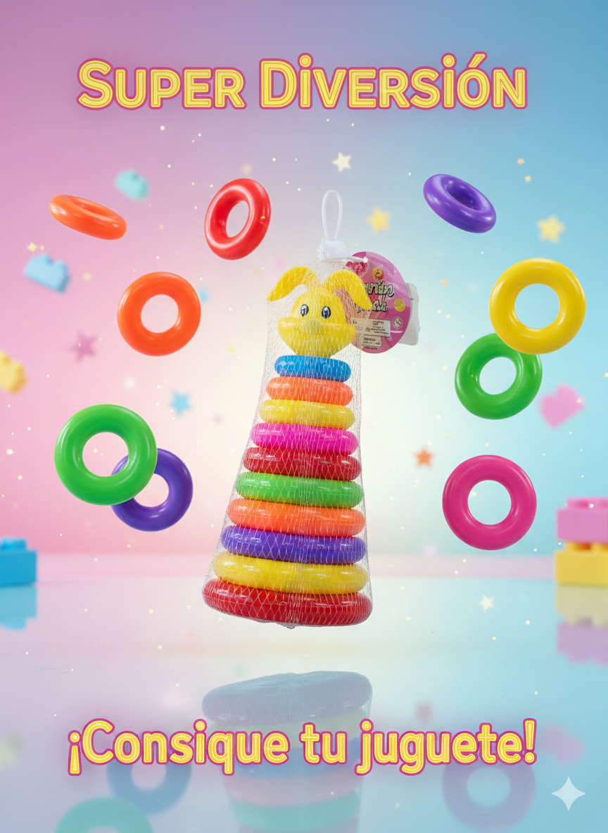 JUGUETE TORRE DE APILAR/ REF-6622-215 - Imagen 1