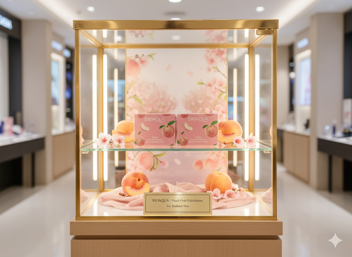 BIOAQUA CREMA EXFOLIANTE DURAZNO - Imagen 3