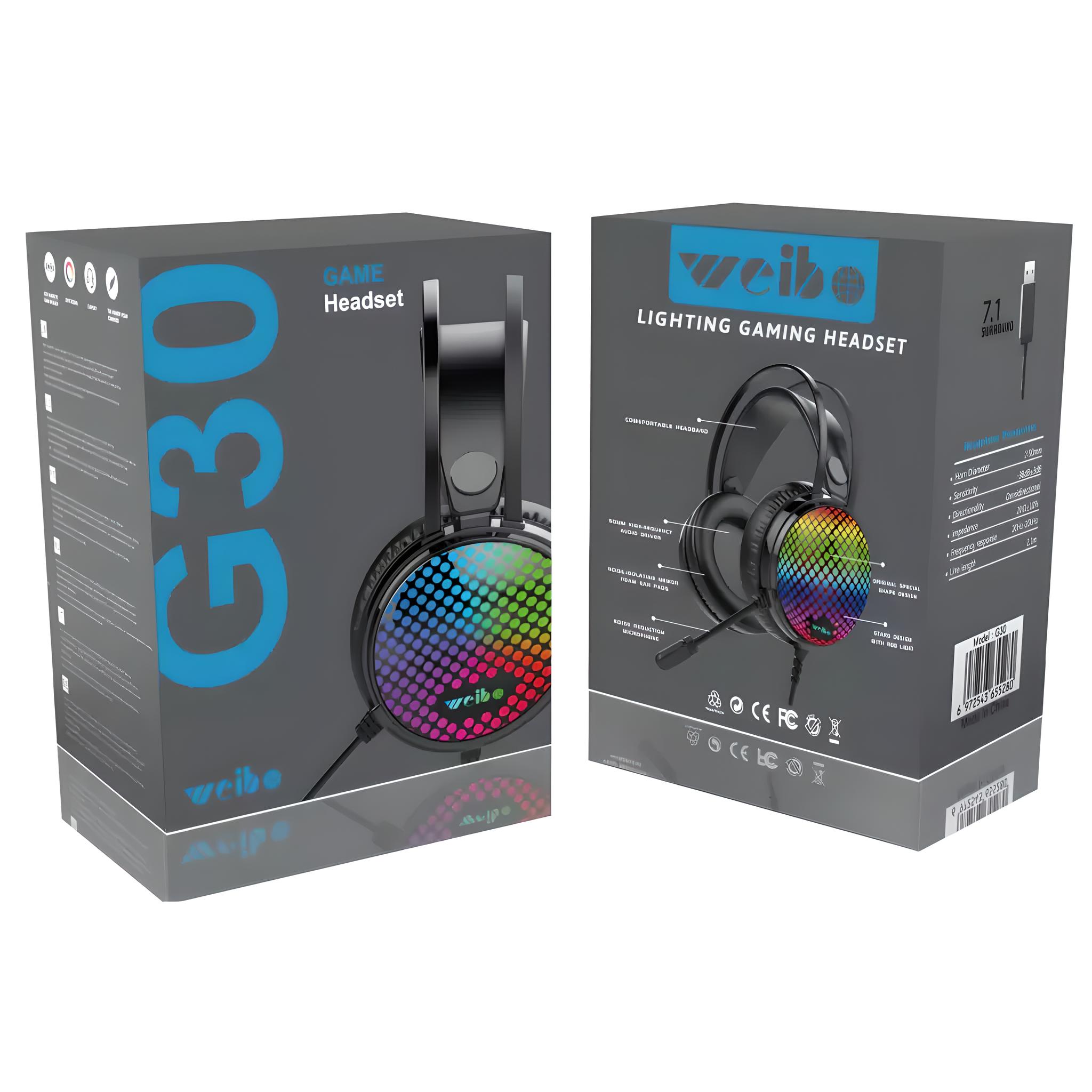 COMBO AUDIFONOS: AUDIFONOS LED MULTICOLOR CON MICROFONO+AUDIFONOS LARGA DURACIÓN F-150 - Imagen 2