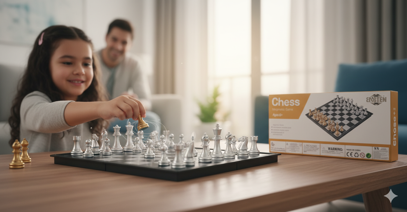 AJEDREZ MEDIANO MAGNÉTICO -3202 - Imagen 1