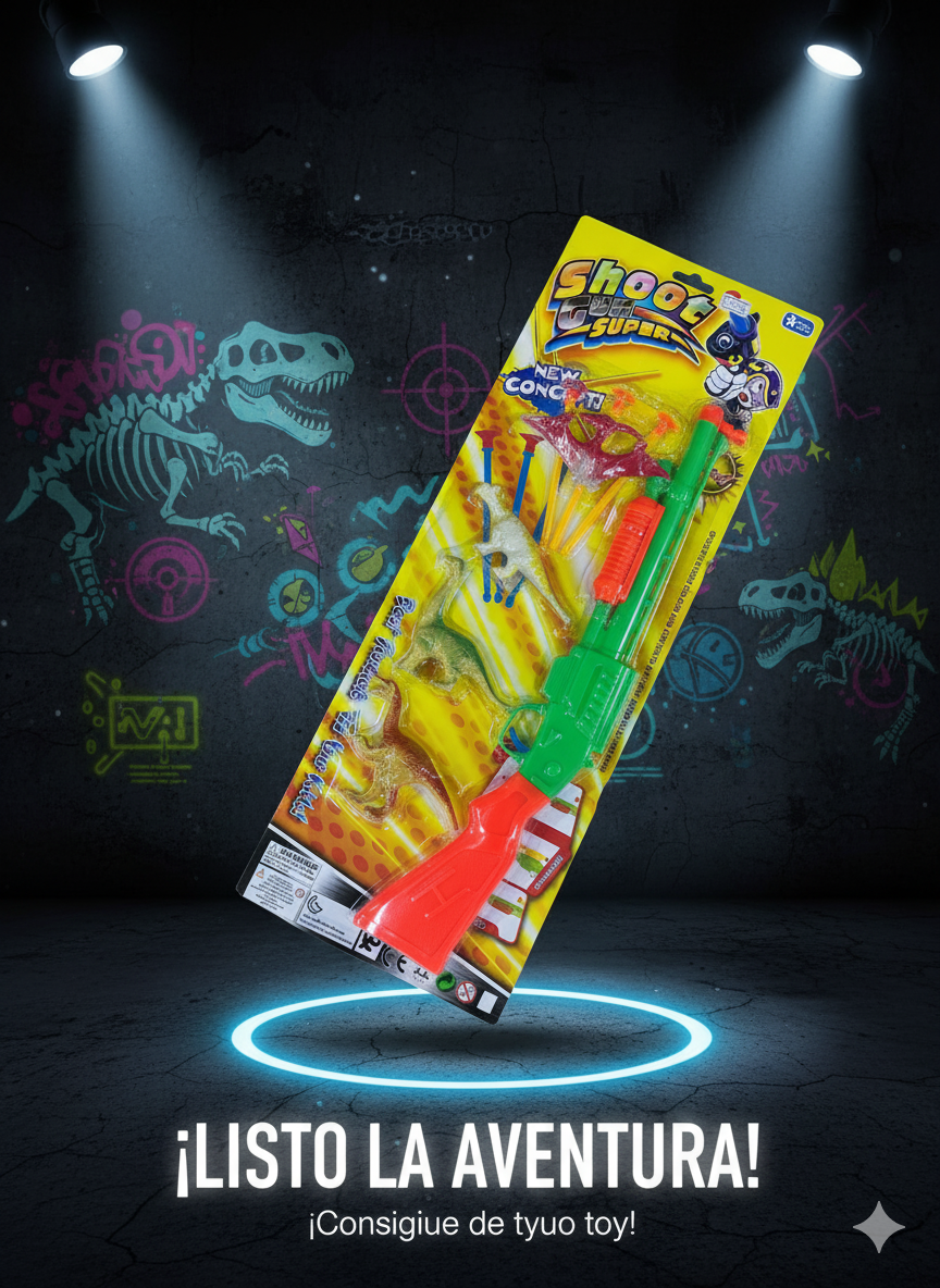 JUGUETE PISTOLA LANZA DARDOS/ REF-836-92 - Imagen 1