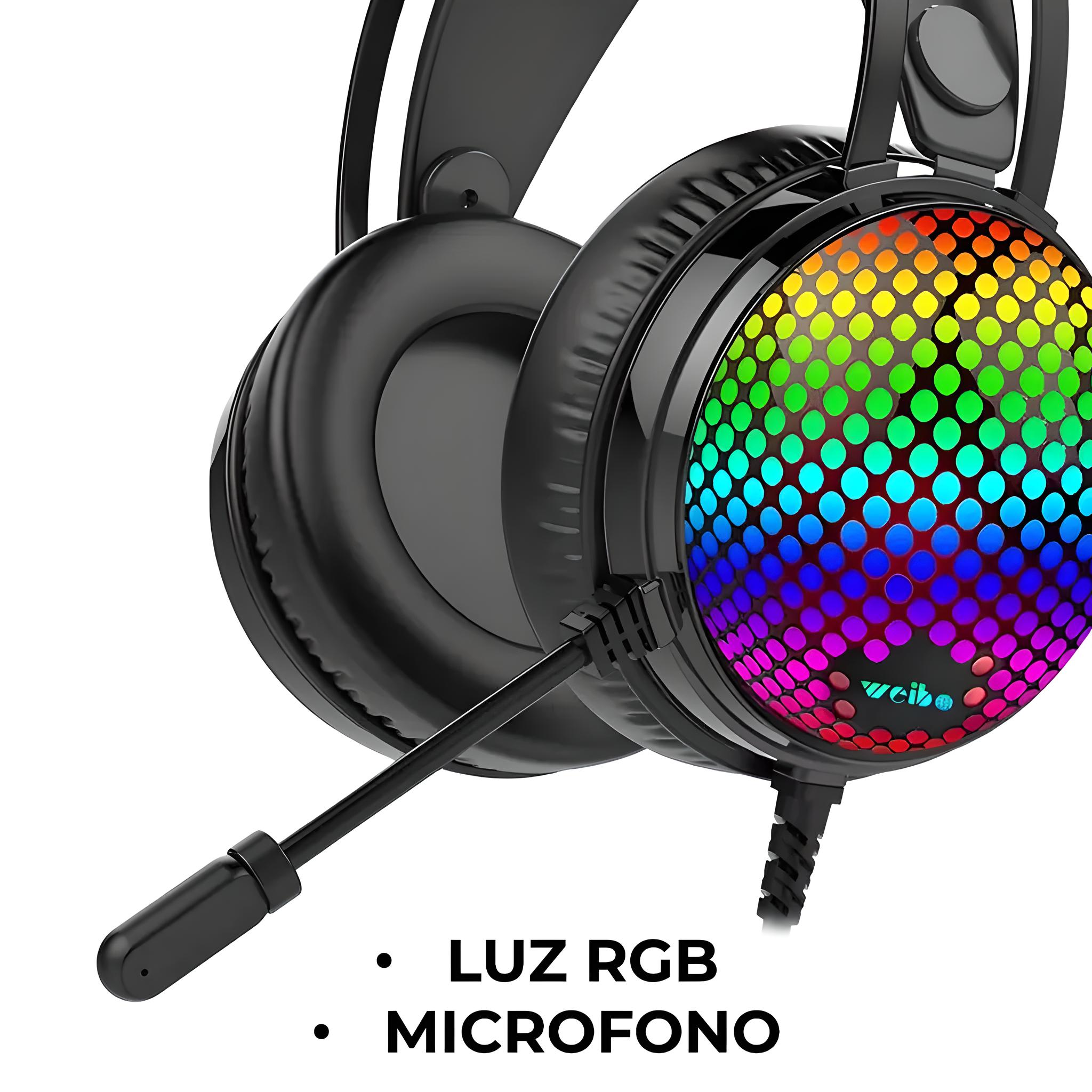 AUDÍFONOS GAMER WEIBO G30 1000230 - Imagen 3