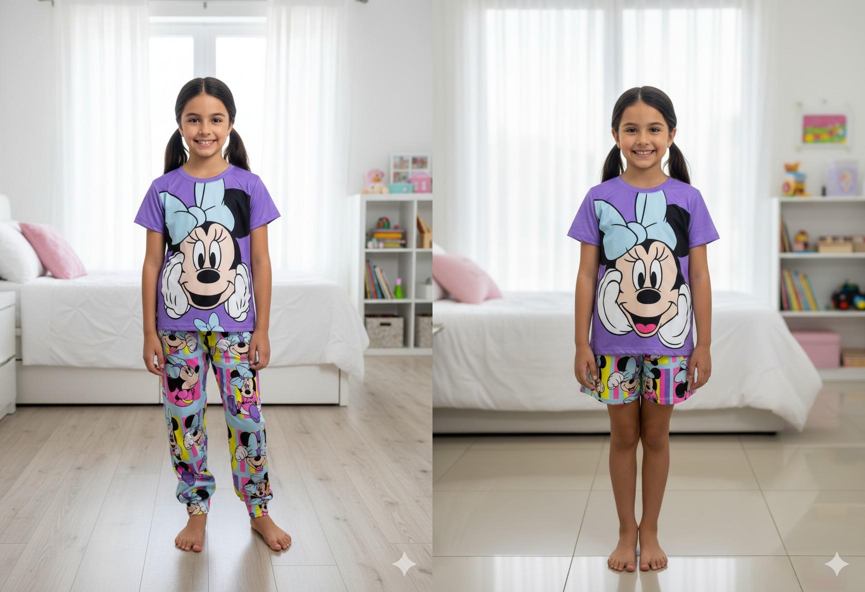 PIJAMA VERSÁTIL 3 PIEZAS COLECCIÓN PERSONAJES ANIMADOS DISNEY 1153 - Imagen 1