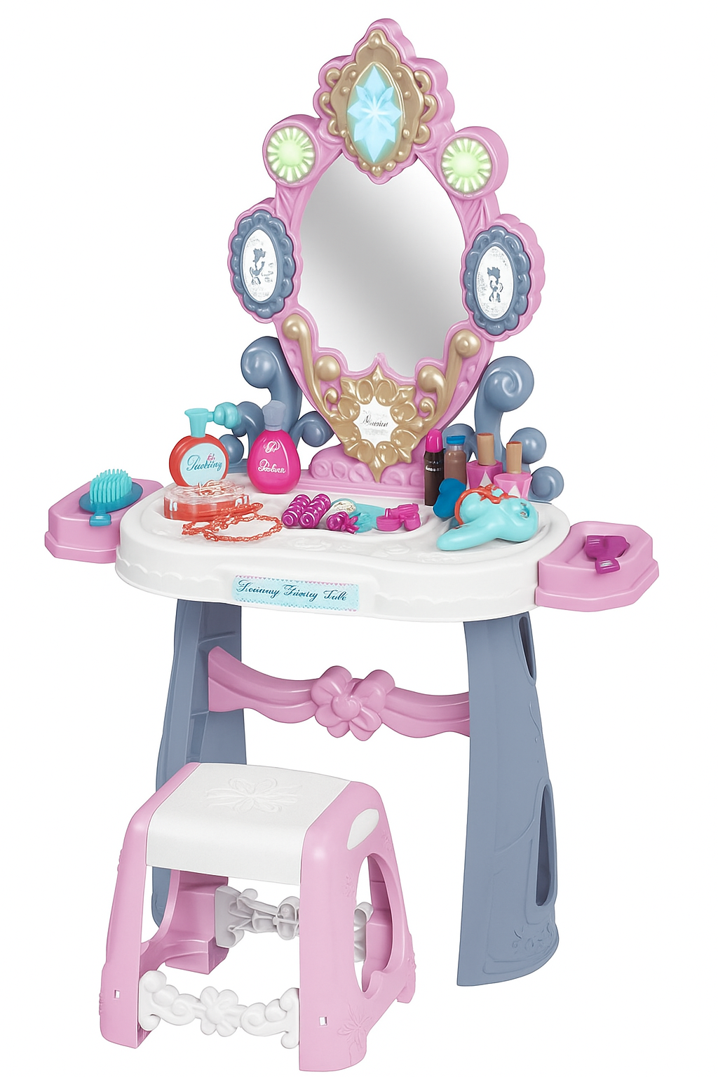 SET DE TOCADOR DE LUJO PARA NIÑA 33 ACCESORIOS -16841A - Imagen 1