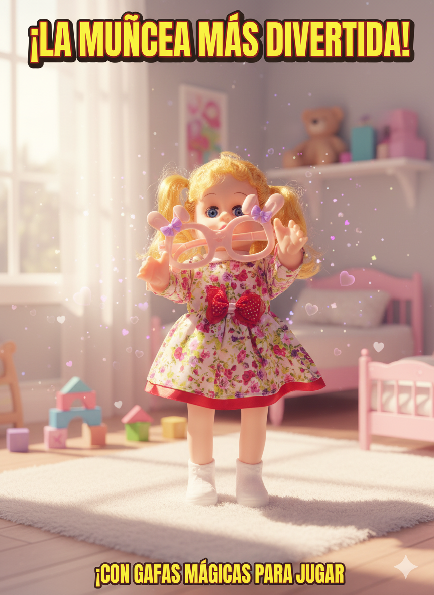 MUÑECA +GAFAS/ REF-YS5311-3 - Imagen 1
