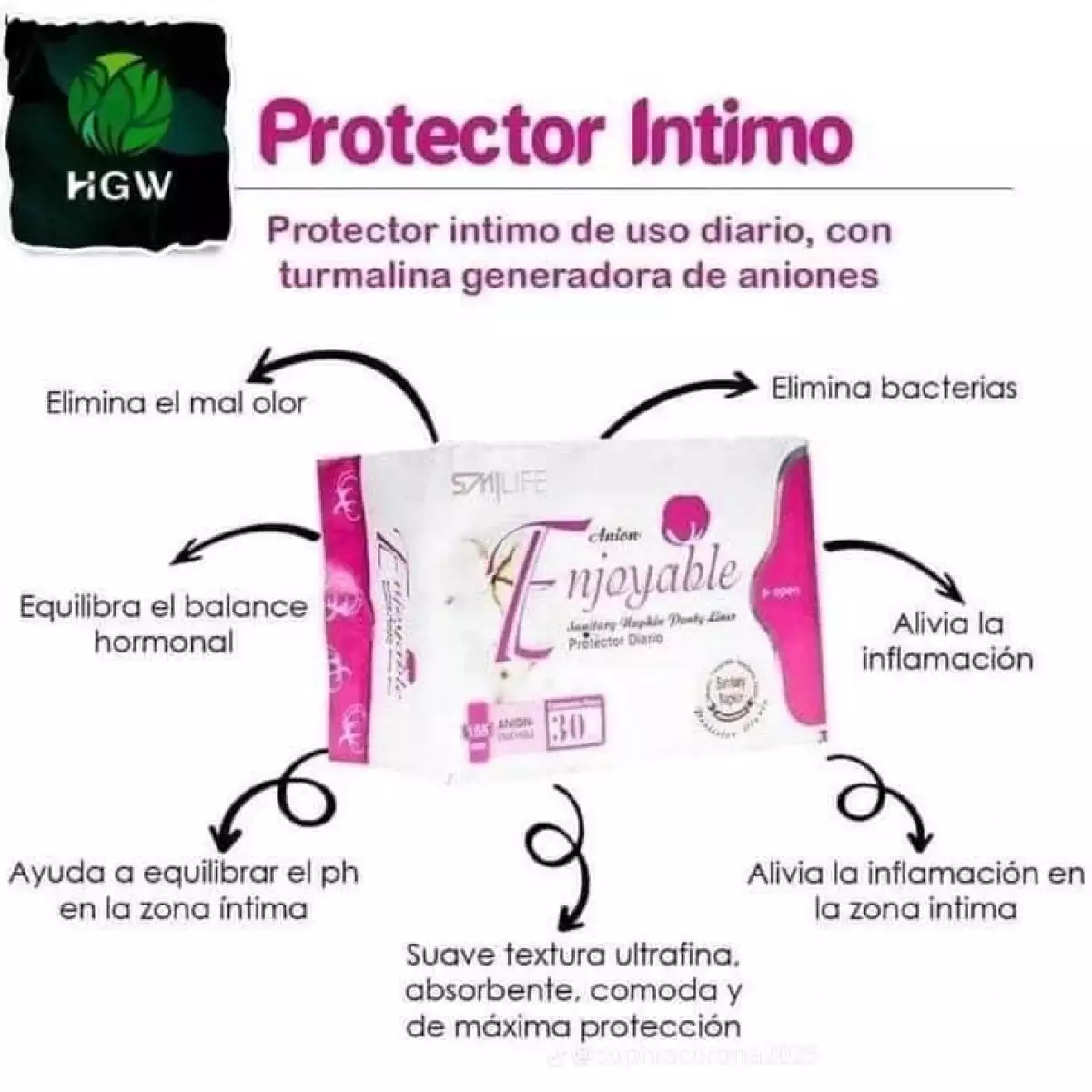 Protector diario ENJOYABLE contenido 30 unidades - Imagen 2