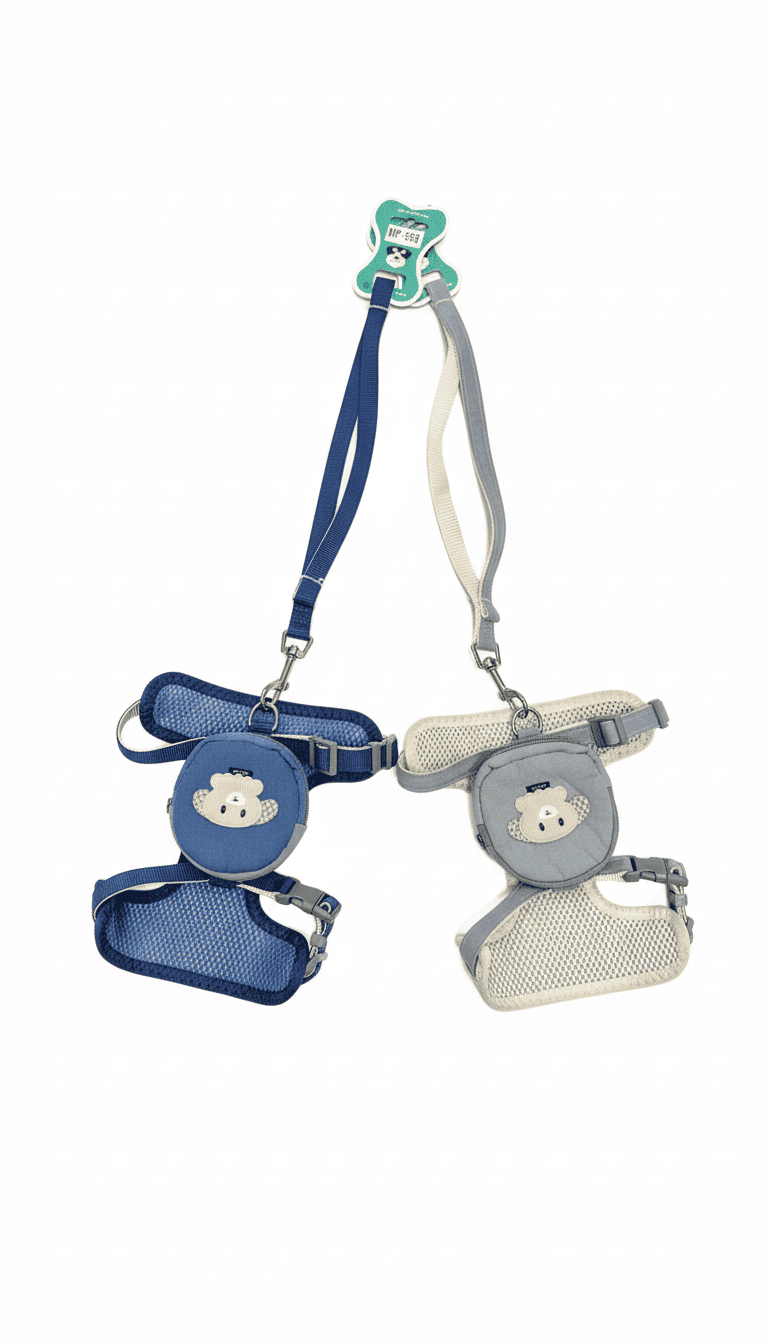 ARNÉS PARA PERRO CON DISEÑO DE MARIPOSA Y BOLSILLO TIPO MONEDERO MP-583 - Imagen 2