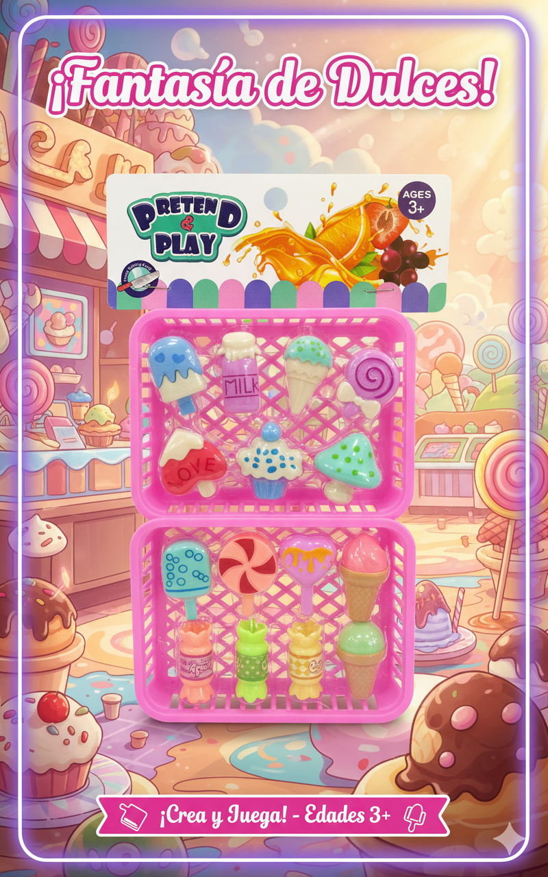 JUGUETE SET DULCES+HELADOS/ REF-6615-96 - Imagen 1