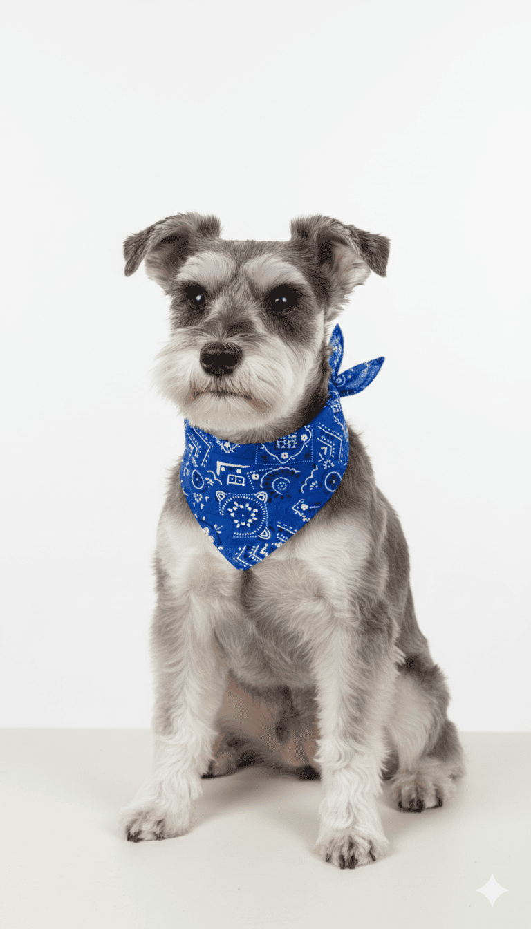 COLLAR MASCOTA PAÑOLETA ESTAMPADA - GRANDE - ZJ231751 - Imagen 1