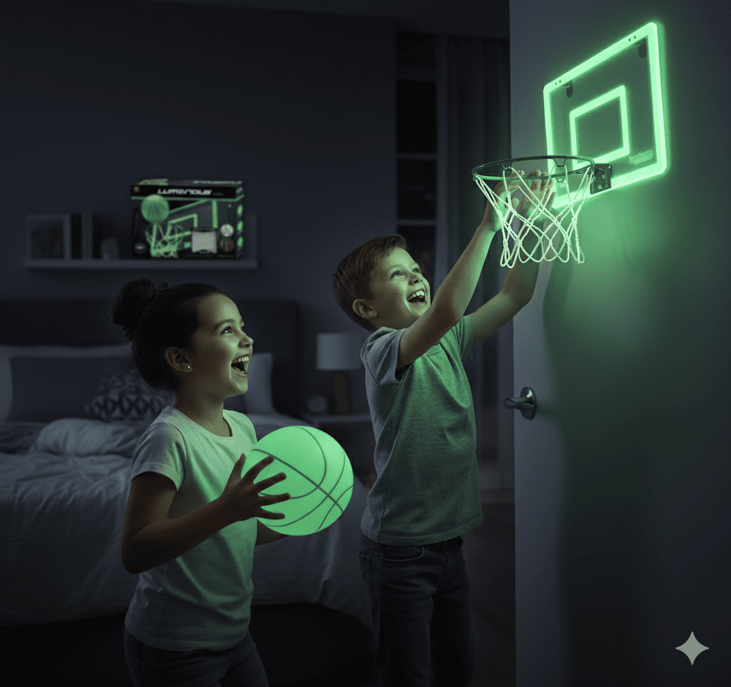 TABLERO DE BASKETBALL FLUORESENTE PARA LA PARED -OKJ9102-G2 - Imagen 3