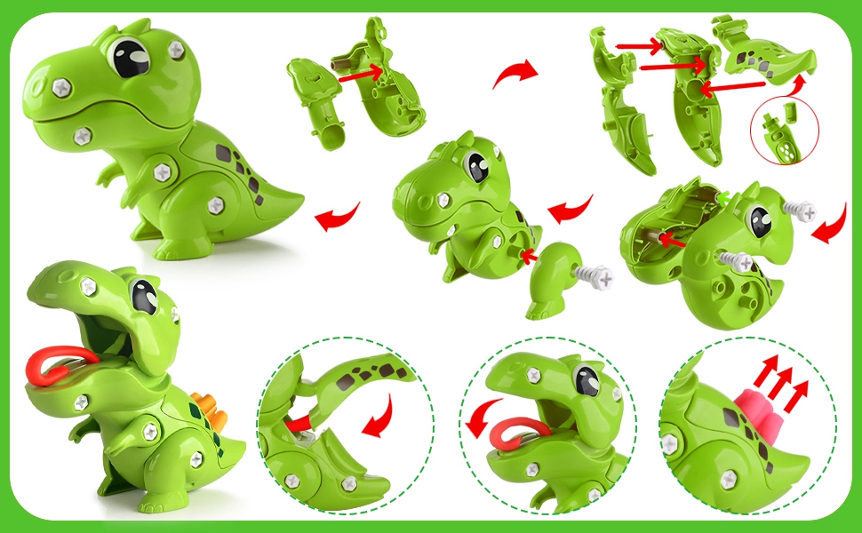 T-REX ARMABLE CON PLASTILINA - 622 - Imagen 2