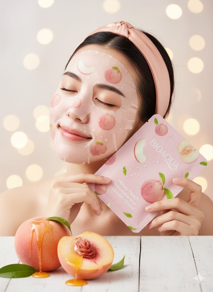 MASCARILLA FACIAL DE DURAZNO - Imagen 2