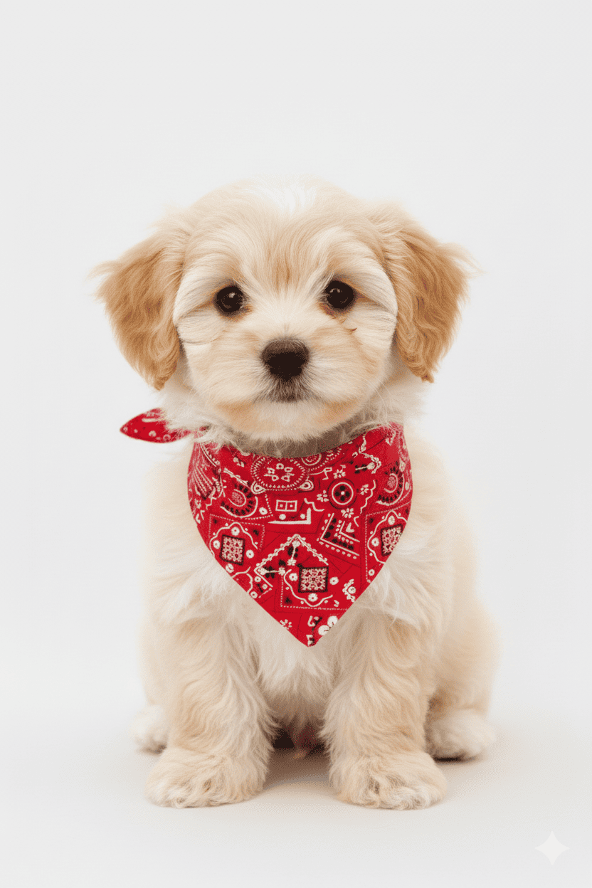 PAÑUELO CON COLLAR PARA PERROS PEQUEÑOS  - ZJ231750 - Imagen 1