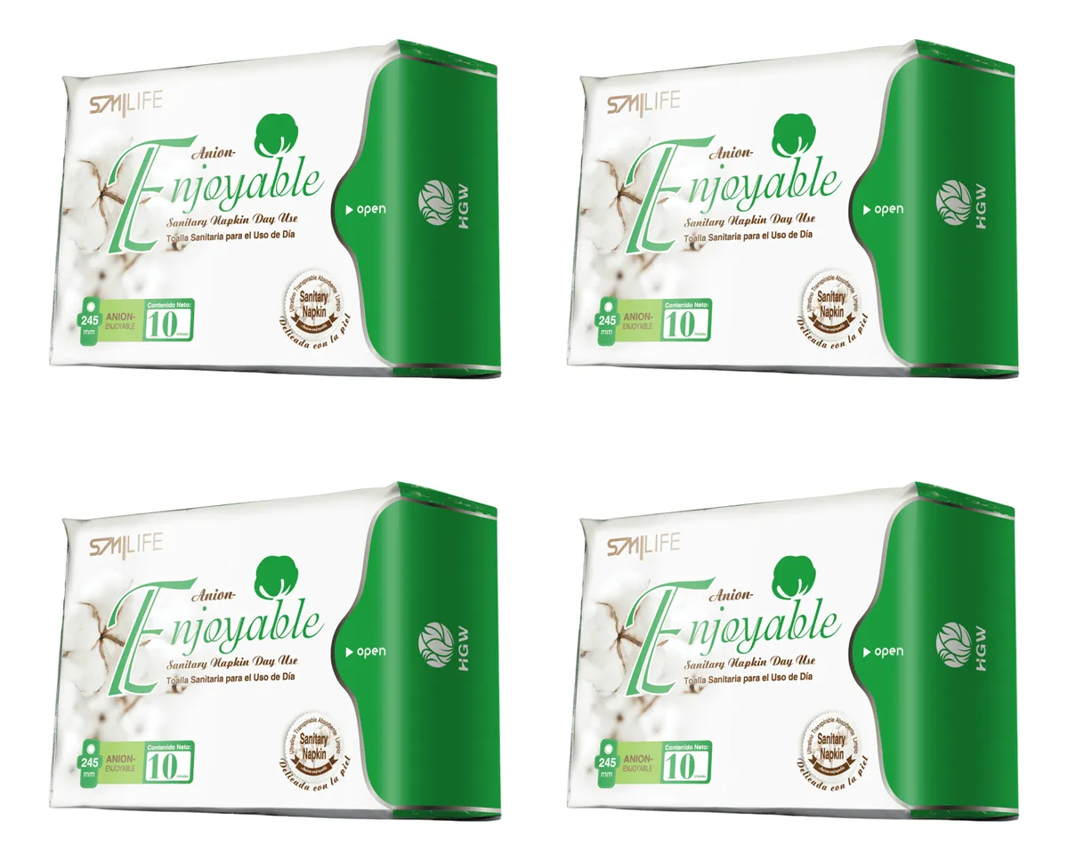 Toalla sanitaria para Uso de Dia ENJOYABLE contenido 10 unidades - Imagen 2