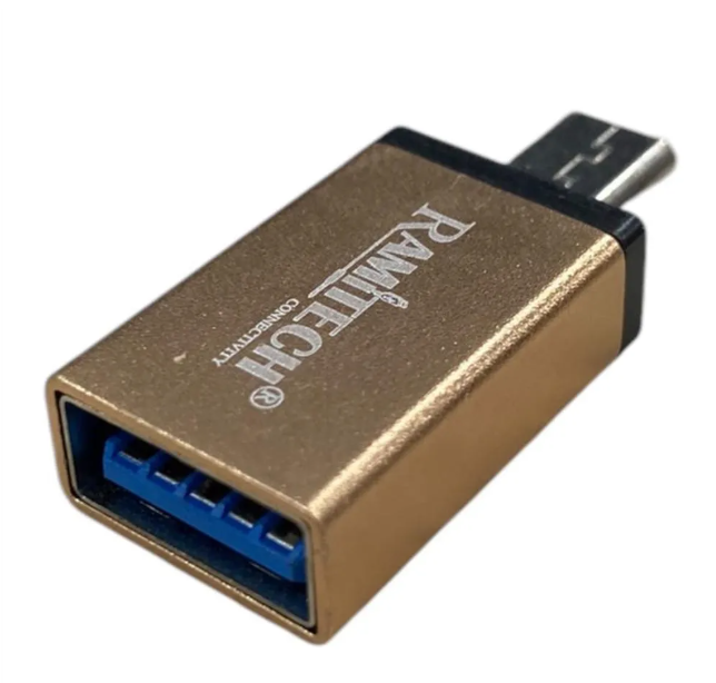 Adaptador OTG Ramitech V8 a USB – Conecta periféricos fácilmente - Imagen 1