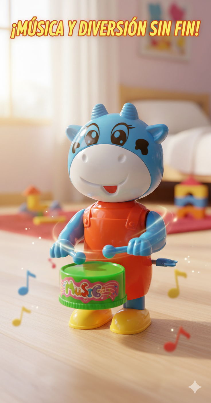 JUGUETE VACA +TAMBOR/ REF-333-2 - Imagen 1