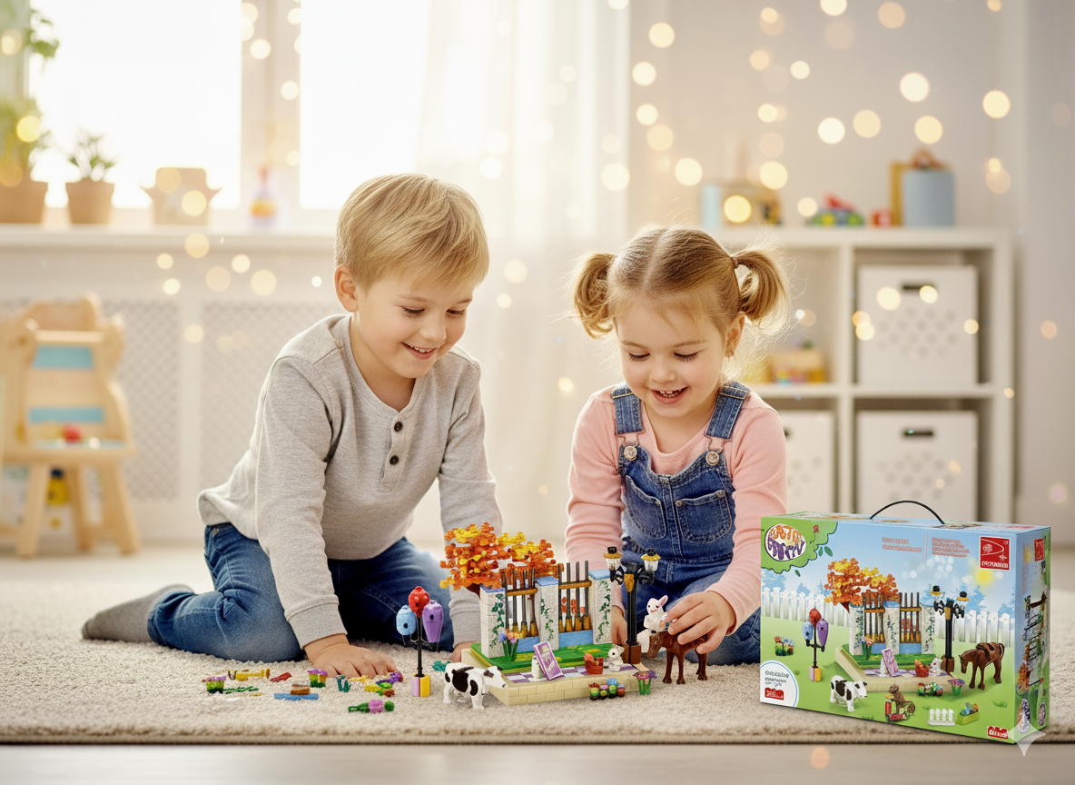 SET DE CONSTRUCCION DE BLOQUES GRANJA -25740 - Imagen 2