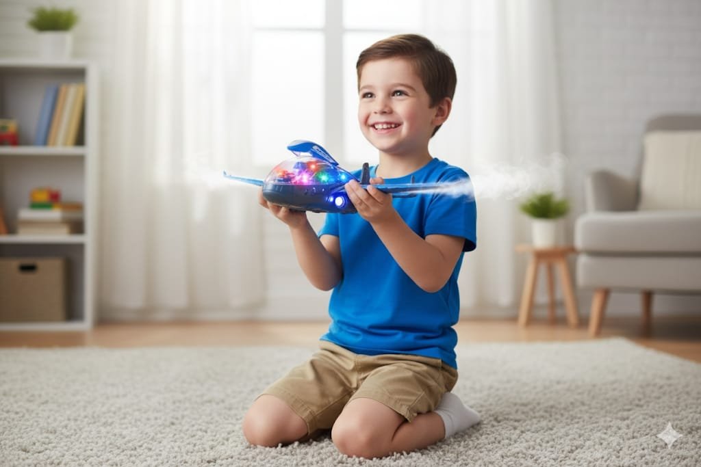 AVIÓN ENGRANAJES Y LUCES - 8817 - Imagen 2