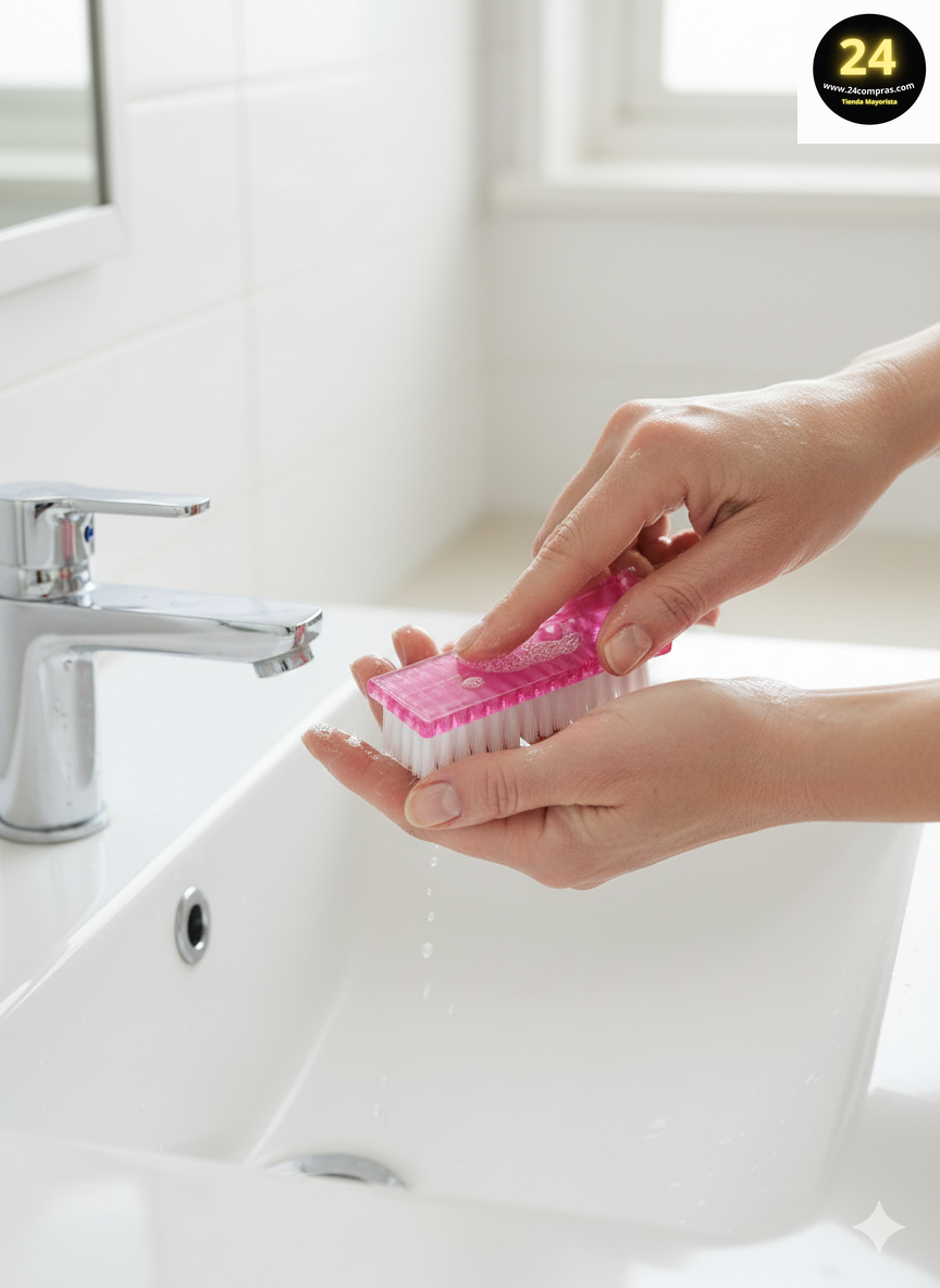 CEPILLOS LIMPIADORES DE UÑAS TAMAÑO MEDIANO  ZJ230363 - Imagen 1