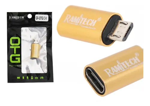 Adaptador OTG Ramitech V8 a USB – Conecta periféricos fácilmente