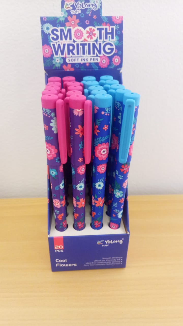BOLÍGRAFO FLORES TINTA SUAVE -  YL232688 - Imagen 1