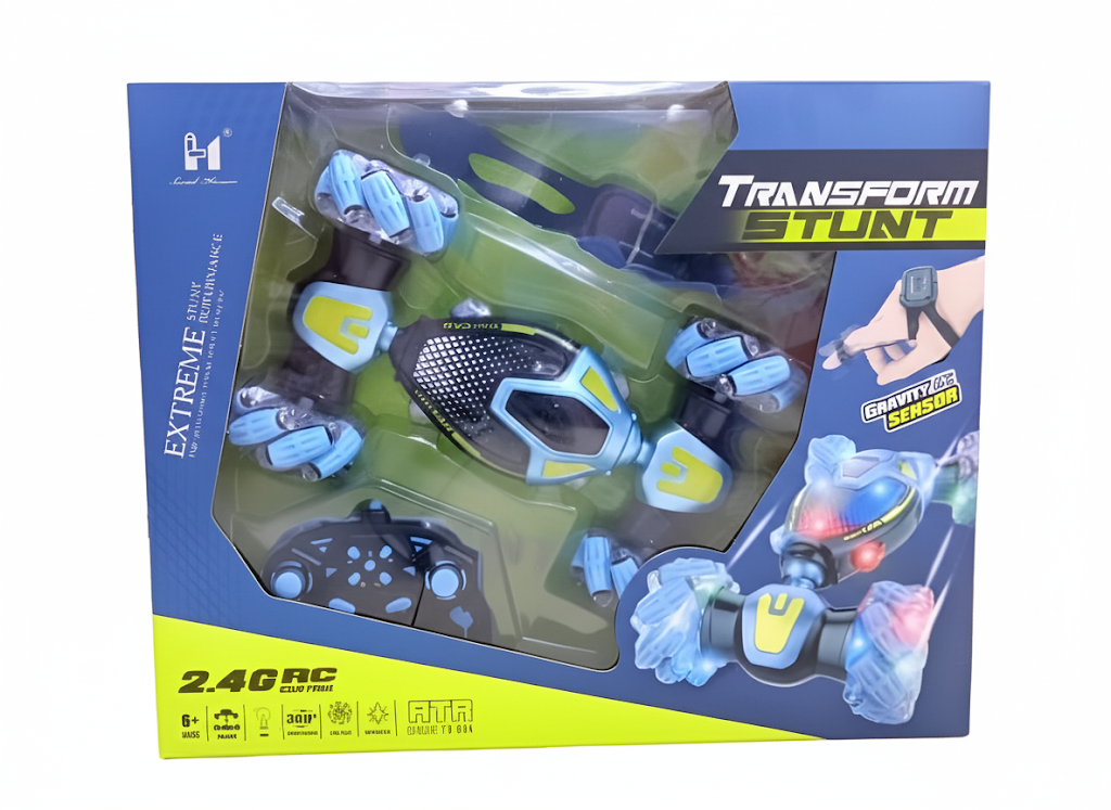 CARRO RC DE STUNT TRANSFORMABLE CON CONTROL - LH-C048-3 - Imagen 1