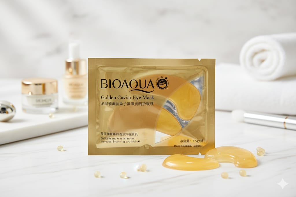 Mascarilla de Ojos de Caviar Dorado de BIOAQUA