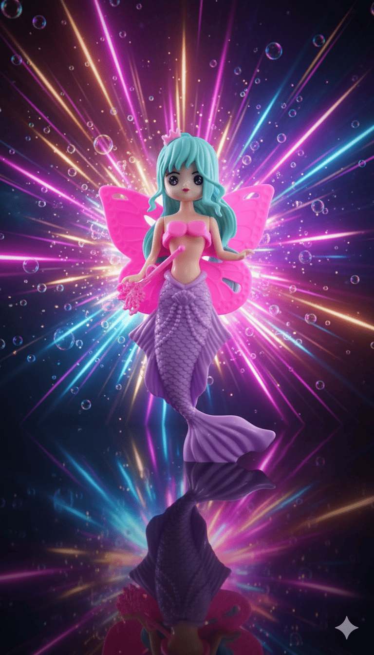 JUGUETE SIRENITA CABELLO CORTO REF/ 02025-1 - Imagen 3