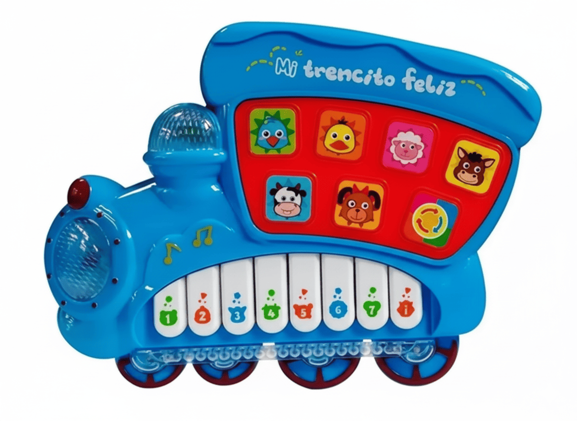 PIANO TREN INTERACTIVO – SONIDOS DE ANIMALES Y NÚMEROS 131 - Imagen 2