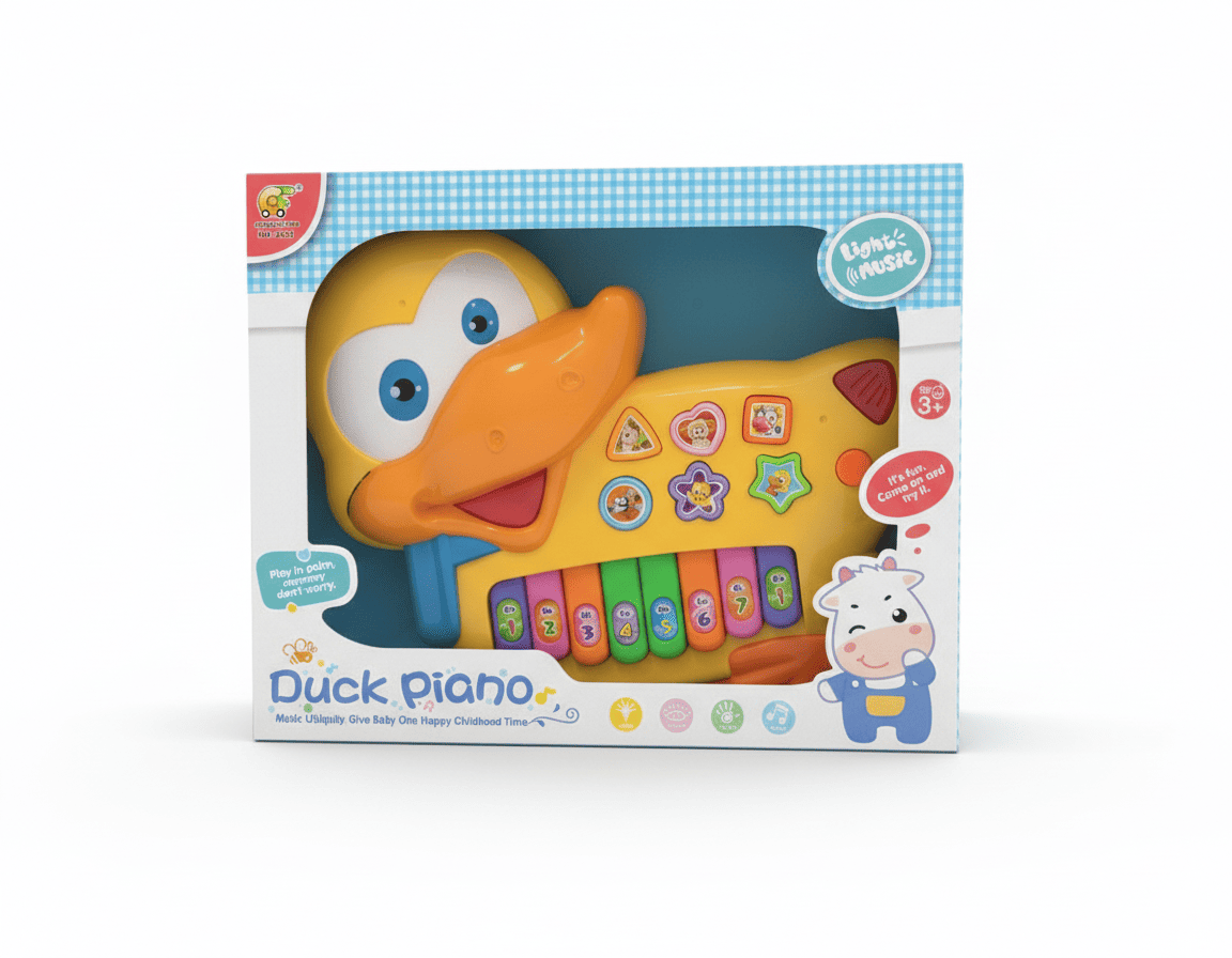 PATO PIANO MUSICAL INFANTIL - 2233 - Imagen 1