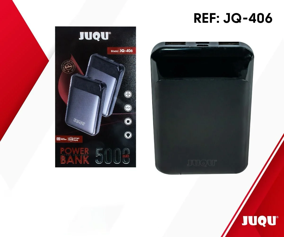 Power Bank JUQU (5000mAh): Carga Rápida y Compacta