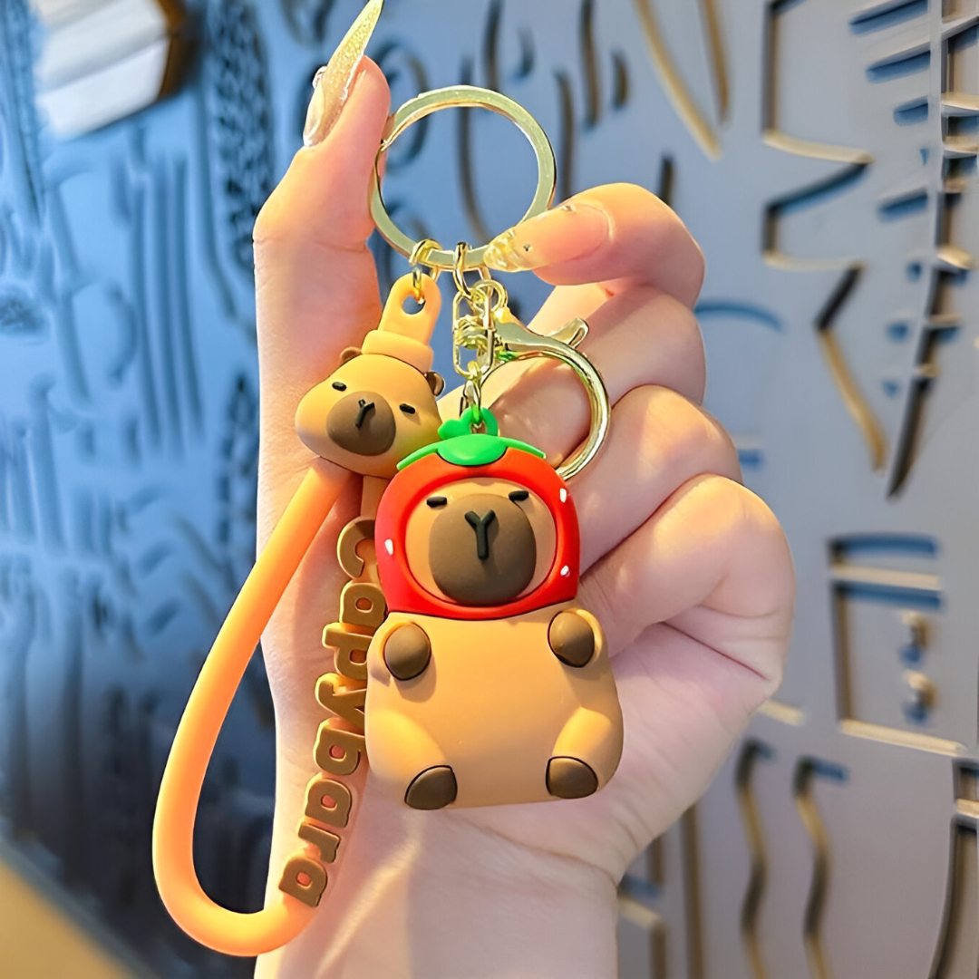 COMBO CAPIBARA: LLAVERO+BOLSO+CARTUHERA+MALETA - Imagen 5