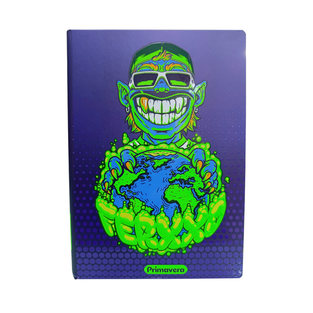 CUADERNO PRIMAVERA FUEGO CUADRICULADO - 100 HOJAS - Imagen 2