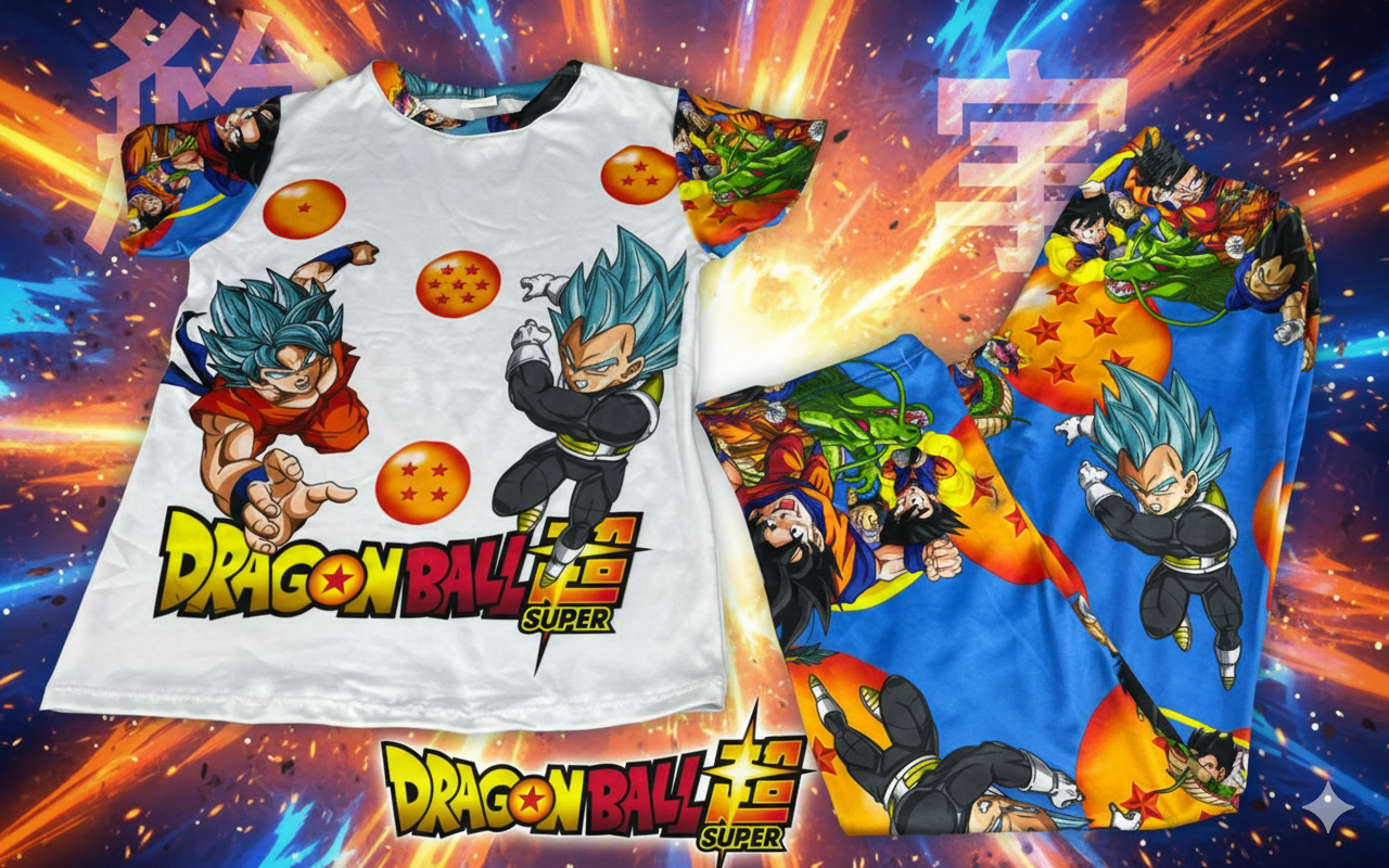 PIJAMA DE NIÑO PANTALON LARGO+CAMISETA MANGA CORTA  TALLA 6-8 / 800 - Imagen 1