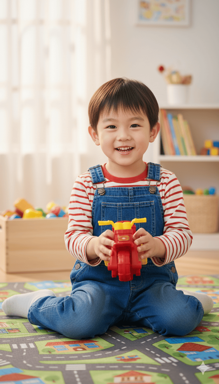MOTO ROJA CLÁSICA EN ESCALA / REF- R2018 - Imagen 2